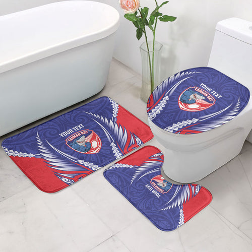 Tasman Bay 2026 Rugby Custom Bathroom Set NZ Maori Silver Fern