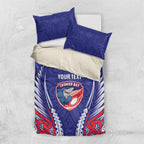 Tasman Bay 2026 Rugby Custom Bedding Set NZ Maori Silver Fern