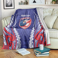 Tasman Bay 2026 Rugby Custom Blanket NZ Maori Silver Fern