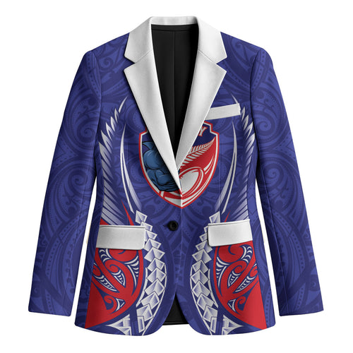 Tasman Bay 2026 Rugby Custom Blazer NZ Maori Silver Fern