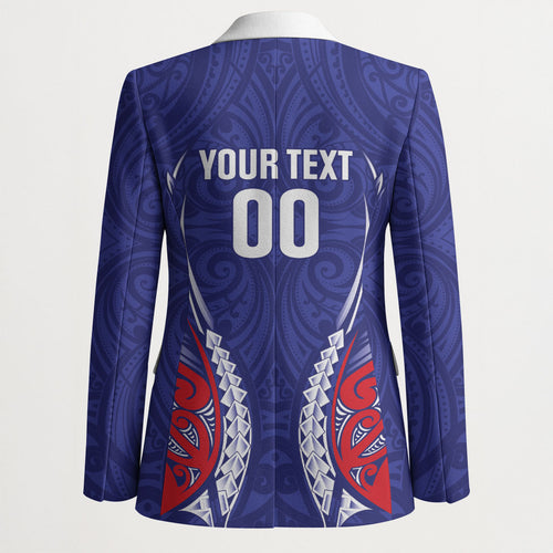 Tasman Bay 2026 Rugby Custom Blazer NZ Maori Silver Fern
