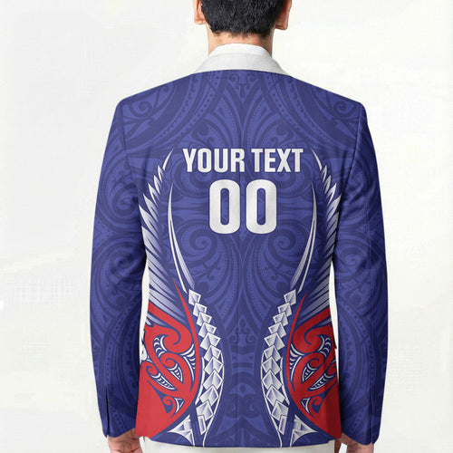Tasman Bay 2026 Rugby Custom Blazer NZ Maori Silver Fern