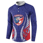 Tasman Bay 2026 Rugby Custom Button Sweatshirt NZ Maori Silver Fern