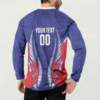 Tasman Bay 2026 Rugby Custom Button Sweatshirt NZ Maori Silver Fern