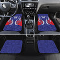 Tasman Bay 2026 Rugby Custom Car Mats NZ Maori Silver Fern