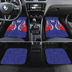 Tasman Bay 2026 Rugby Custom Car Mats NZ Maori Silver Fern