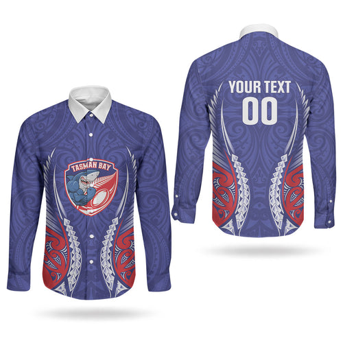 Tasman Bay 2026 Rugby Custom Couples Matching Off The Shoulder Long Sleeve Dress and Long Sleeve Button Shirt NZ Maori Silver Fern