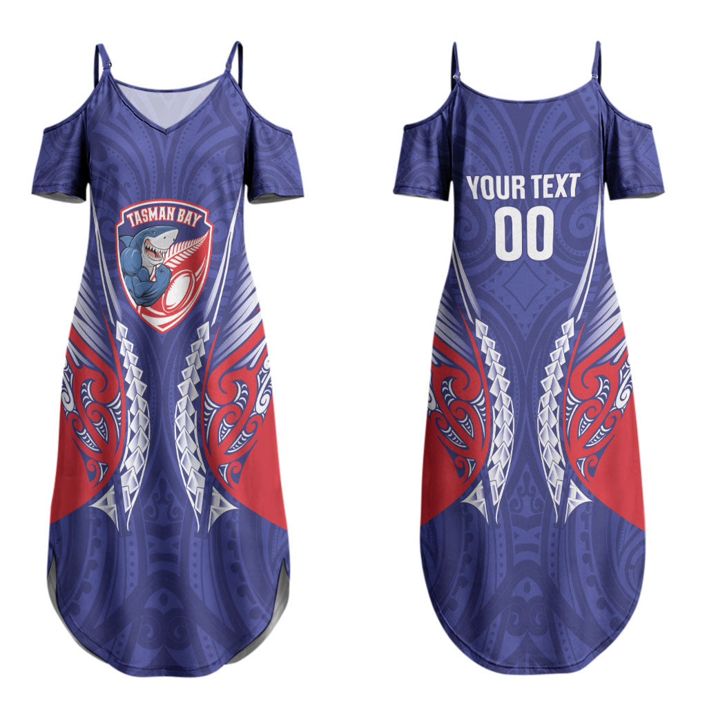 Tasman Bay 2026 Rugby Custom Couples Matching Summer Maxi Dress and Hawaiian Shirt NZ Maori Silver Fern LT14