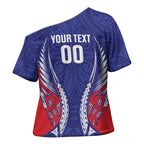 Tasman Bay 2026 Rugby Custom Cross Shoulder Shirt NZ Maori Silver Fern