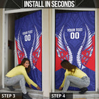 Tasman Bay 2026 Rugby Custom Door Cover NZ Maori Silver Fern