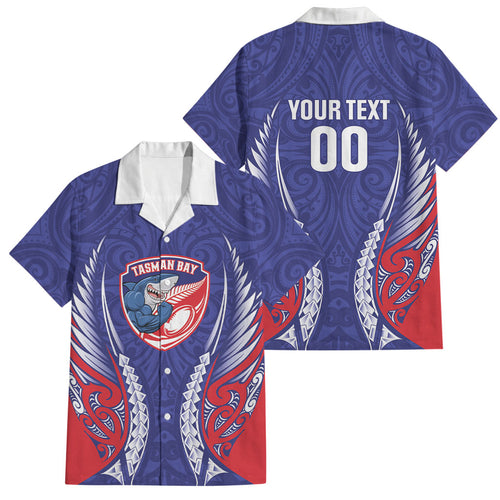 Tasman Bay 2026 Rugby Custom Family Matching Long Sleeve Bodycon Dress and Hawaiian Shirt NZ Maori Silver Fern