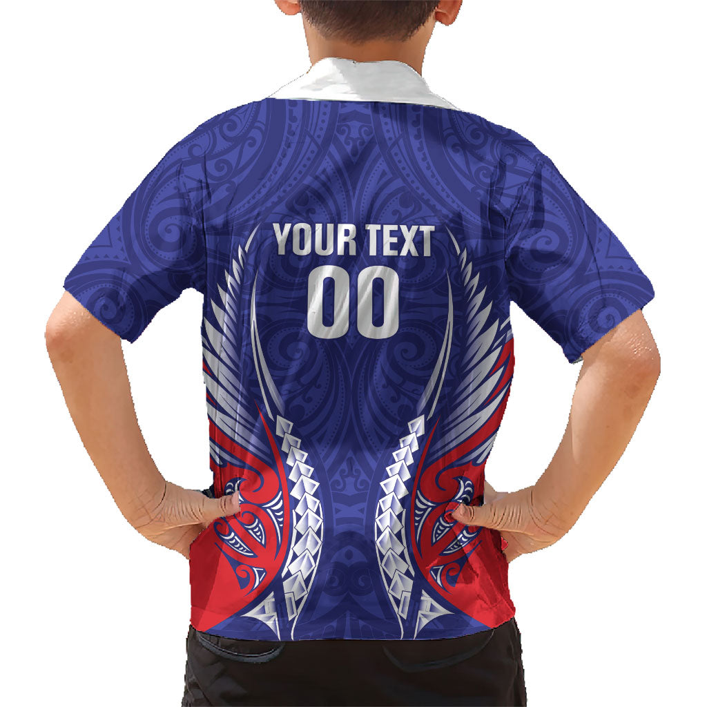 Tasman Bay 2026 Rugby Custom Family Matching Off Shoulder Short Dress and Hawaiian Shirt NZ Maori Silver Fern