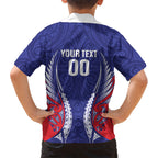 Tasman Bay 2026 Rugby Custom Family Matching Summer Maxi Dress and Hawaiian Shirt NZ Maori Silver Fern