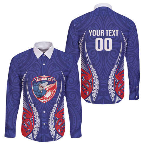 Tasman Bay 2026 Rugby Custom Family Matching Summer Maxi Dress and Hawaiian Shirt NZ Maori Silver Fern
