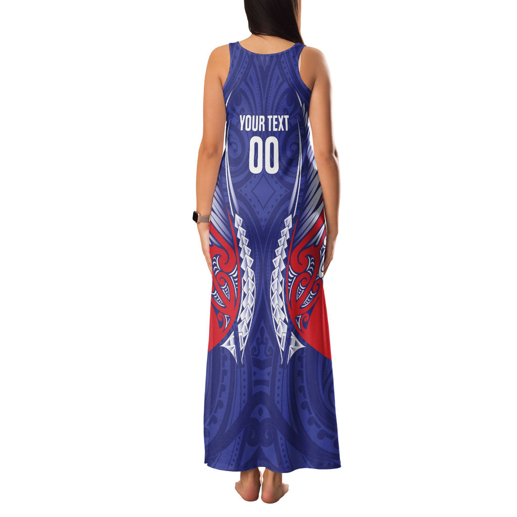 Tasman Bay 2026 Rugby Custom Family Matching Tank Maxi Dress and Hawaiian Shirt NZ Maori Silver Fern