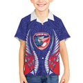 Tasman Bay 2026 Rugby Custom Kid Hawaiian Shirt NZ Maori Silver Fern