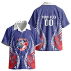 Tasman Bay 2026 Rugby Custom Kid Hawaiian Shirt NZ Maori Silver Fern LT14