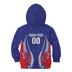 Tasman Bay 2026 Rugby Custom Kid Hoodie NZ Maori Silver Fern
