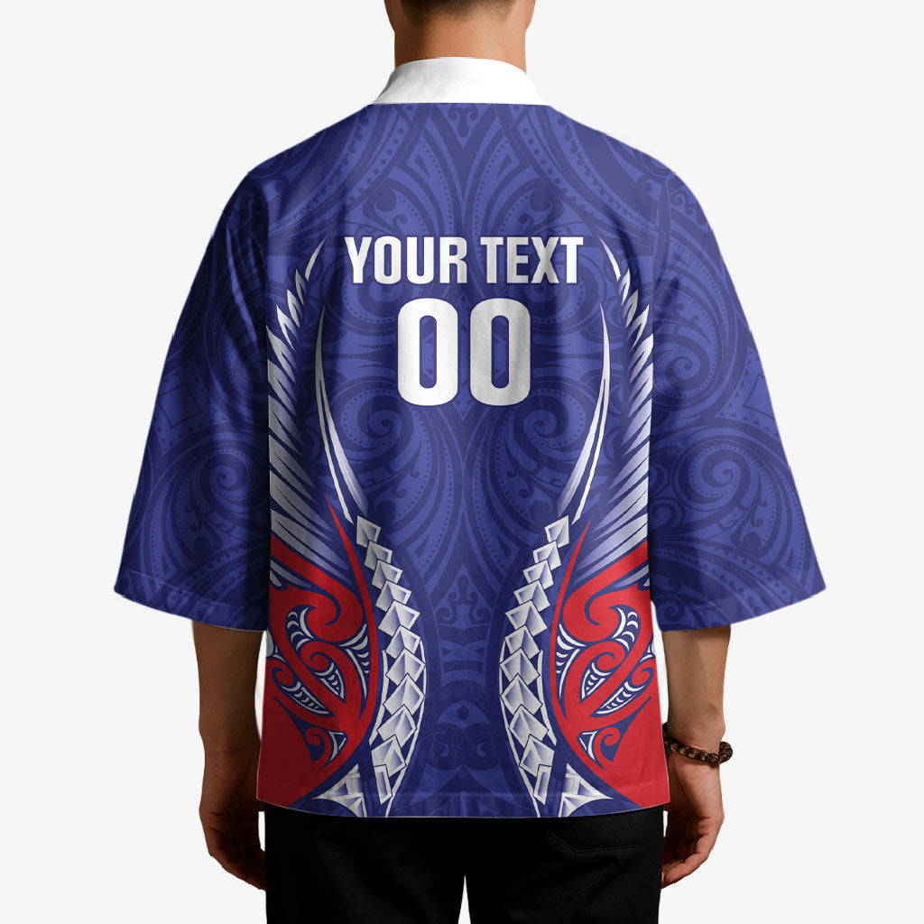 Tasman Bay 2026 Rugby Custom Kimono NZ Maori Silver Fern