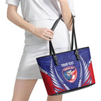 Tasman Bay 2026 Rugby Custom Leather Tote Bag NZ Maori Silver Fern