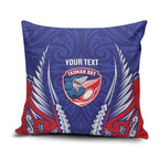 Tasman Bay 2026 Rugby Custom Pillow Cover NZ Maori Silver Fern