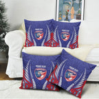 Tasman Bay 2026 Rugby Custom Pillow Cover NZ Maori Silver Fern