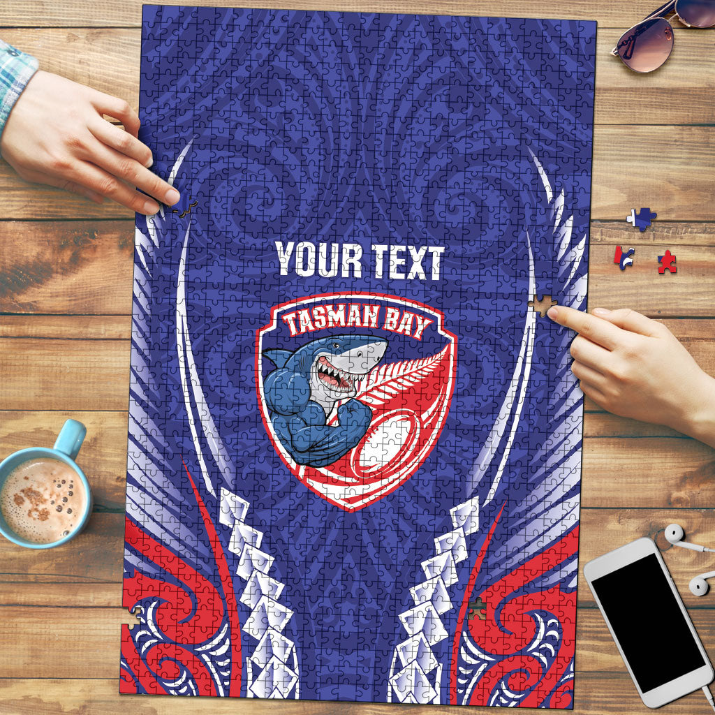 Tasman Bay 2026 Rugby Custom Puzzle NZ Maori Silver Fern