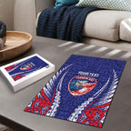 Tasman Bay 2026 Rugby Custom Puzzle NZ Maori Silver Fern