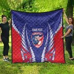 Tasman Bay 2026 Rugby Custom Quilt NZ Maori Silver Fern
