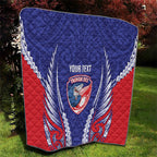 Tasman Bay 2026 Rugby Custom Quilt NZ Maori Silver Fern