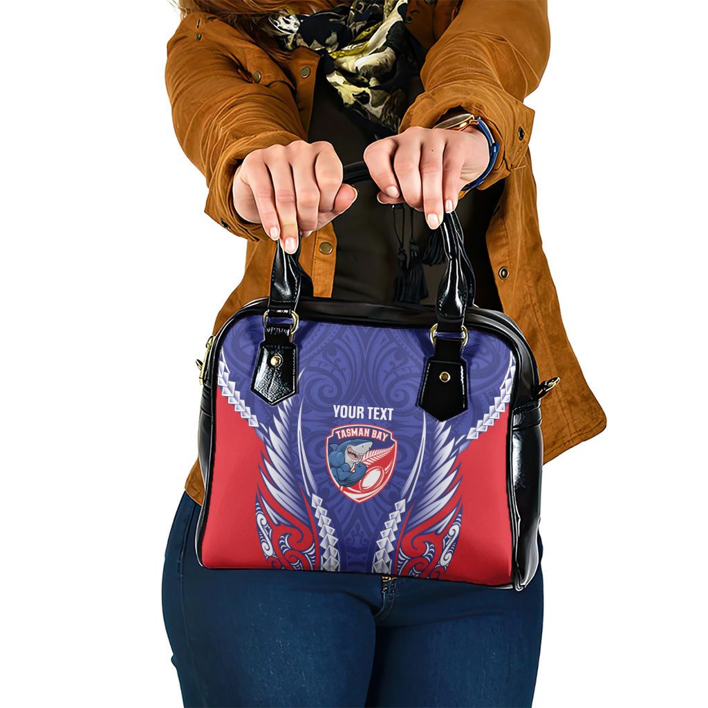 Tasman Bay 2026 Rugby Custom Shoulder Handbag NZ Maori Silver Fern