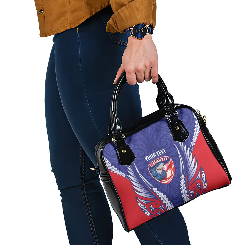 Tasman Bay 2026 Rugby Custom Shoulder Handbag NZ Maori Silver Fern