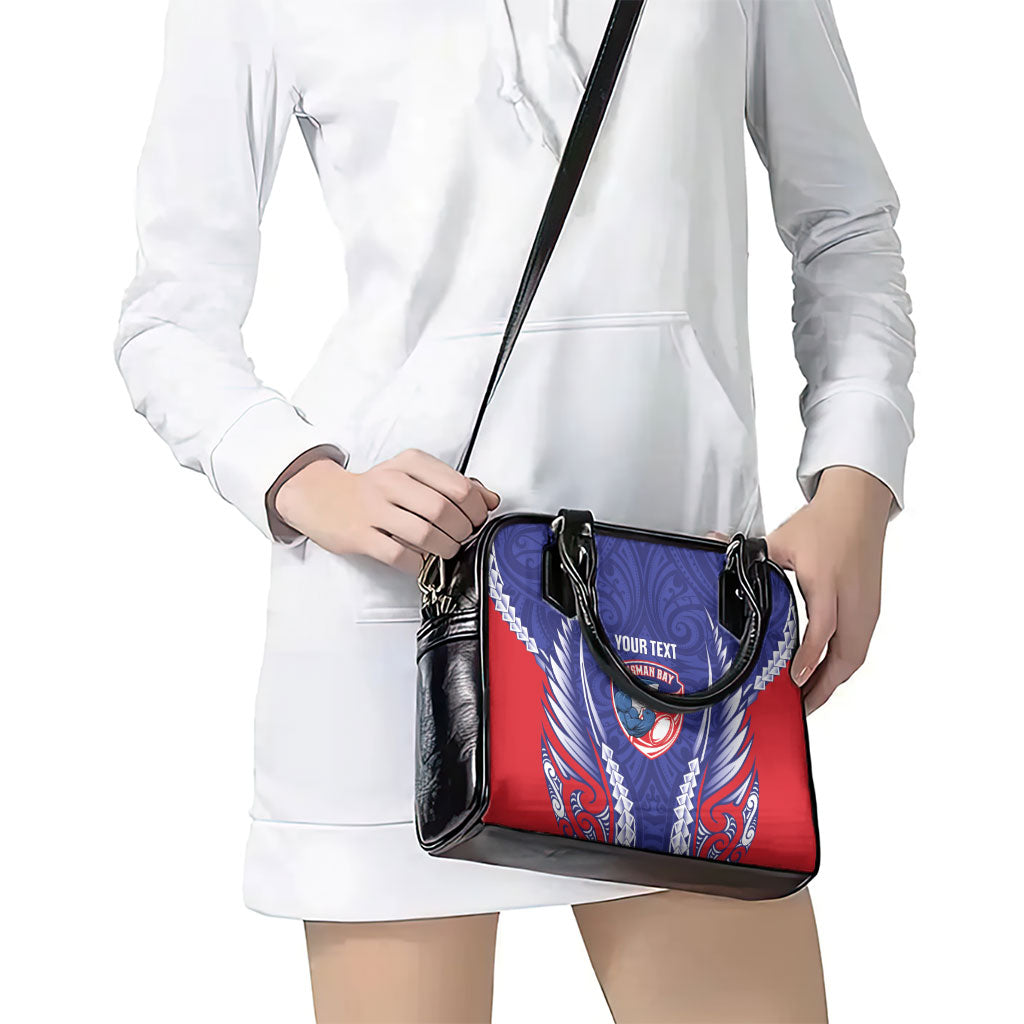 Tasman Bay 2026 Rugby Custom Shoulder Handbag NZ Maori Silver Fern