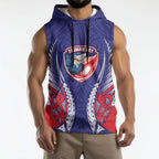 Tasman Bay 2026 Rugby Custom Sleeveless Hoodie NZ Maori Silver Fern
