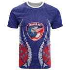 Tasman Bay 2026 Rugby Custom T Shirt NZ Maori Silver Fern