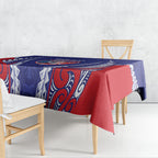 Tasman Bay 2026 Rugby Custom Tablecloth NZ Maori Silver Fern