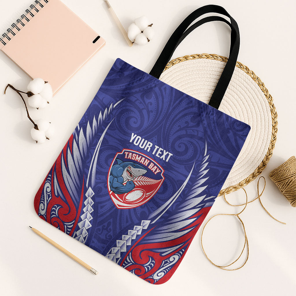 Tasman Bay 2026 Rugby Custom Tote Bag NZ Maori Silver Fern