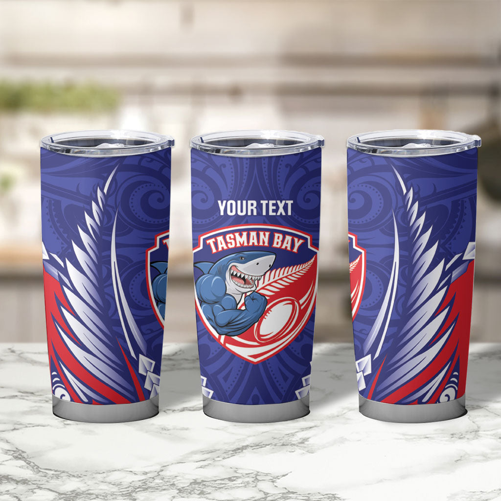 Tasman Bay 2026 Rugby Custom Tumbler Cup NZ Maori Silver Fern