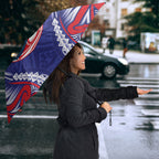 Tasman Bay 2026 Rugby Custom Umbrella NZ Maori Silver Fern