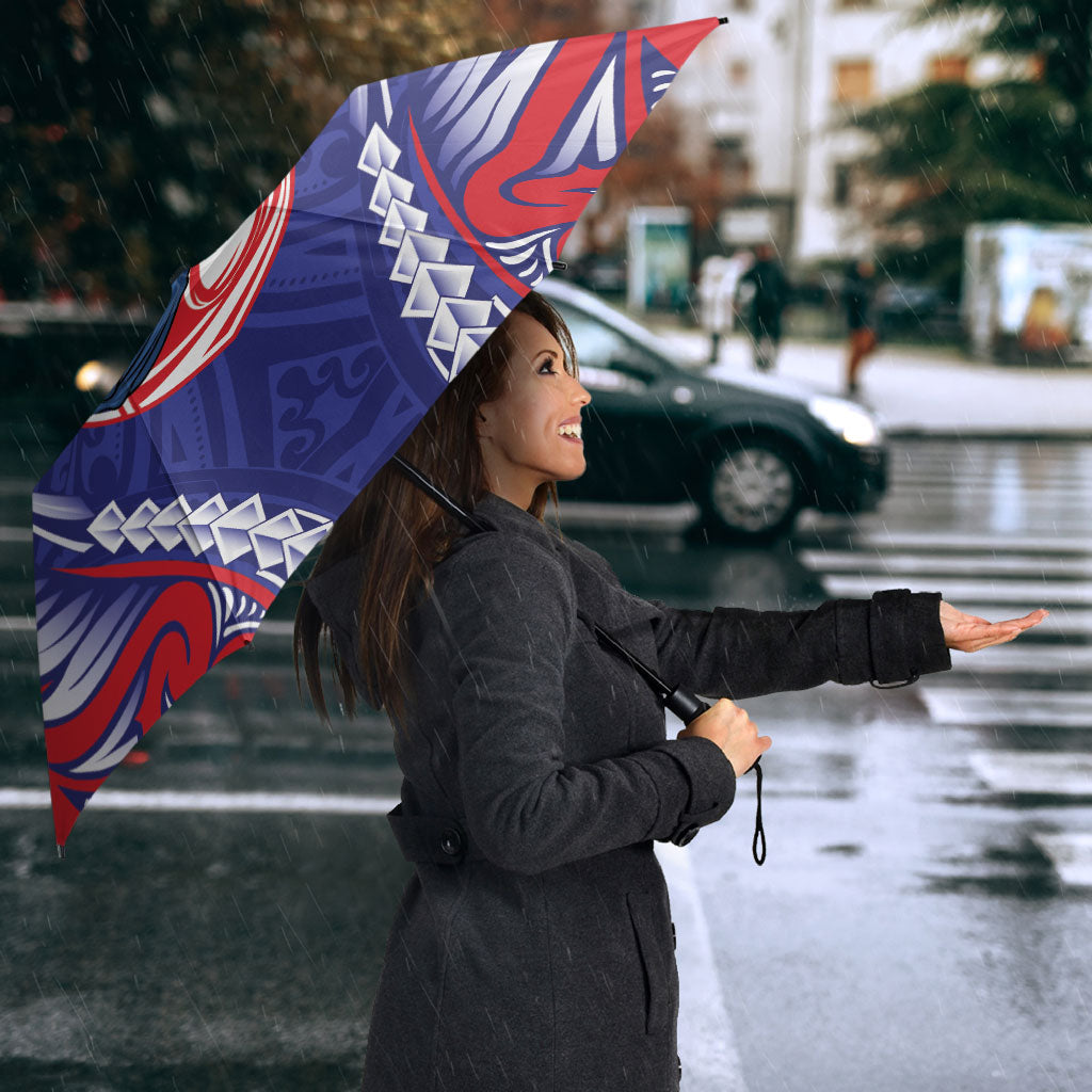 Tasman Bay 2026 Rugby Custom Umbrella NZ Maori Silver Fern