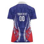 Tasman Bay 2026 Rugby Custom Women Polo Shirt NZ Maori Silver Fern