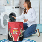 Waikato 2026 Rugby Custom Laundry Basket NZ Maori Silver Fern