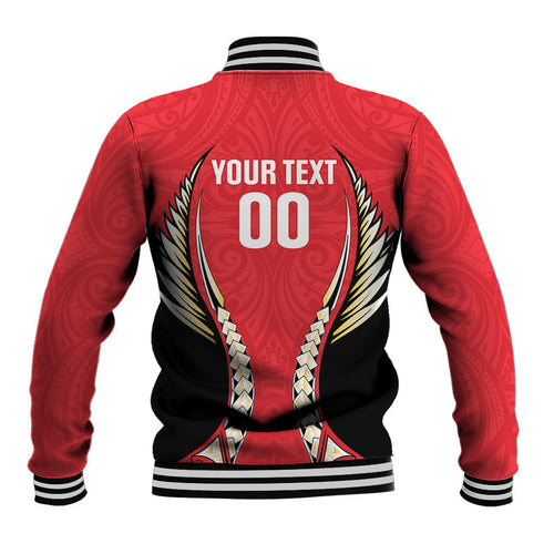 Waikato 2026 Rugby Custom Baseball Jacket NZ Maori Silver Fern