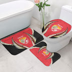 Waikato 2026 Rugby Custom Bathroom Set NZ Maori Silver Fern