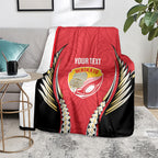 Waikato 2026 Rugby Custom Blanket NZ Maori Silver Fern