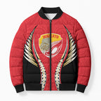 Waikato 2026 Rugby Custom Bomber Puffer Jacket NZ Maori Silver Fern