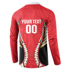 Waikato 2026 Rugby Custom Button Sweatshirt NZ Maori Silver Fern