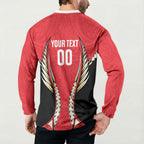 Waikato 2026 Rugby Custom Button Sweatshirt NZ Maori Silver Fern