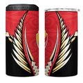 Waikato 2026 Rugby Custom 4 in 1 Can Cooler Tumbler NZ Maori Silver Fern