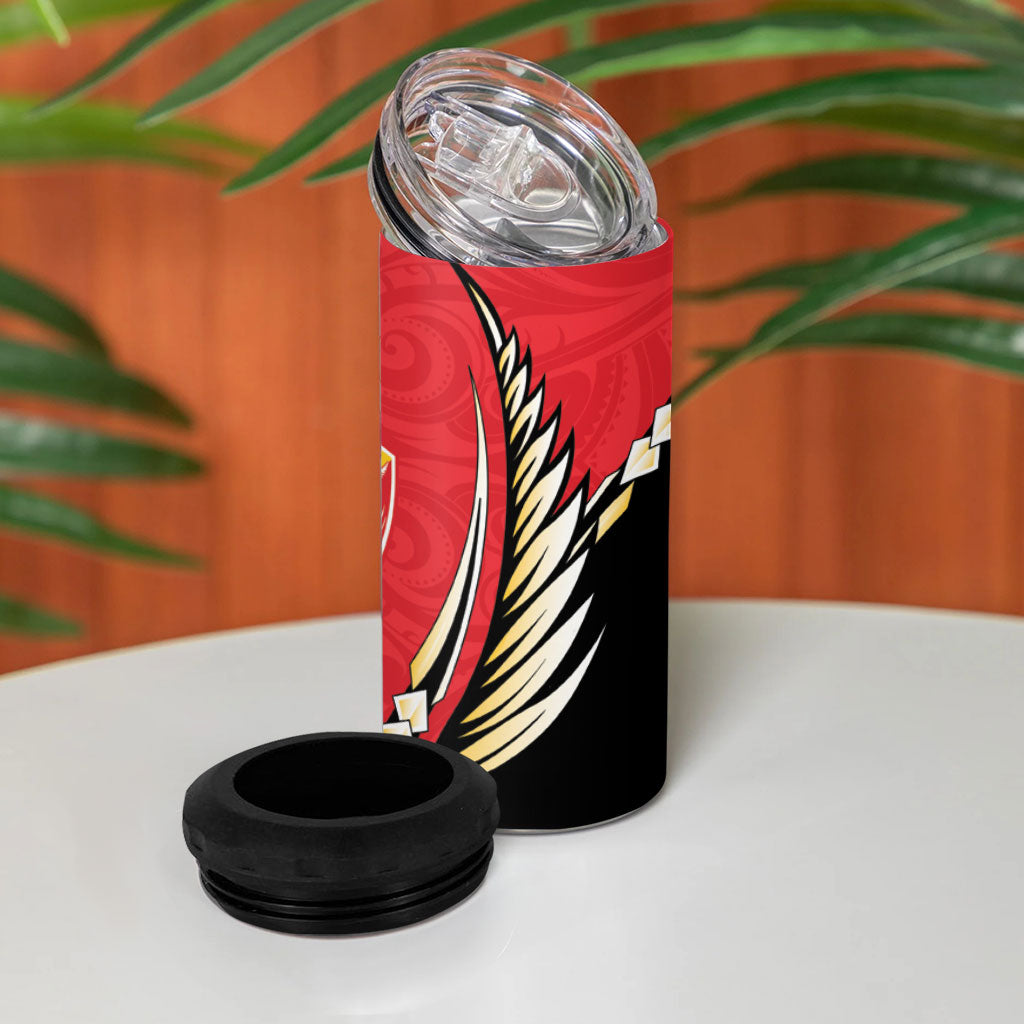 Waikato 2026 Rugby Custom 4 in 1 Can Cooler Tumbler NZ Maori Silver Fern